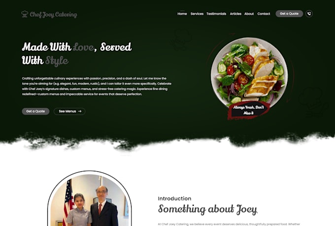 design eye catching landing page and insta posts